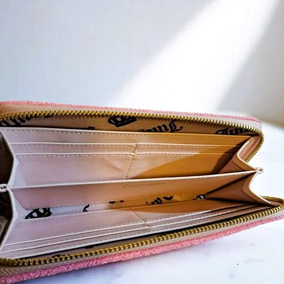 Juicy Couture Lovers Club LG ZA Pink Lemonade Wallet/ Clutch NWT - Picture 10 of 10